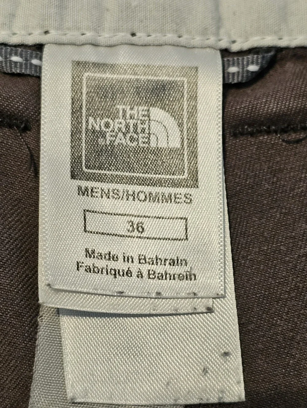 The North Face A5 Series Mens Brown Cotton Canvas Utility Hiking Pants - Size 36